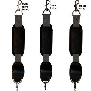 Gray MouseStrap in Matte, Bronze and Black D-ring